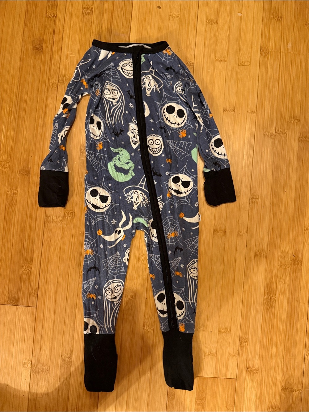 Little Sleepies Nightmare before Christmas zippie